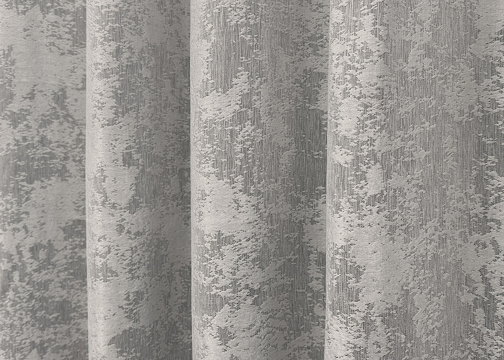 Комплект готовых штор VR-Textil Жаккард Sultan XO №1124ш Светло-серый 150х270 см 2 шт (30-921) Киев - изображение 7