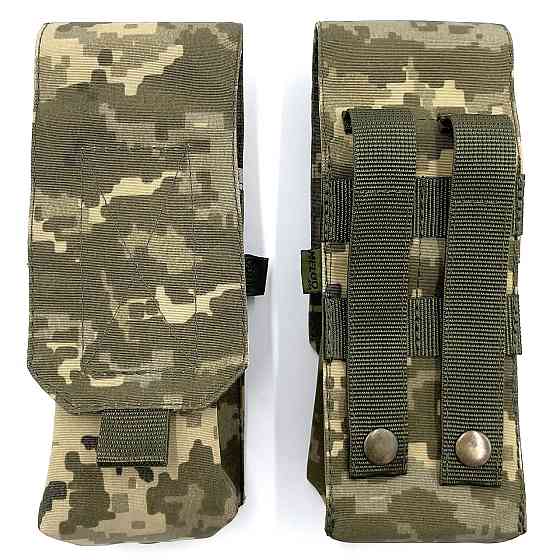 Підсумок на два магазини АК-2 Пиксель ММ-14 (olive) Oxford 1000D Molle закритий Запоріжжя