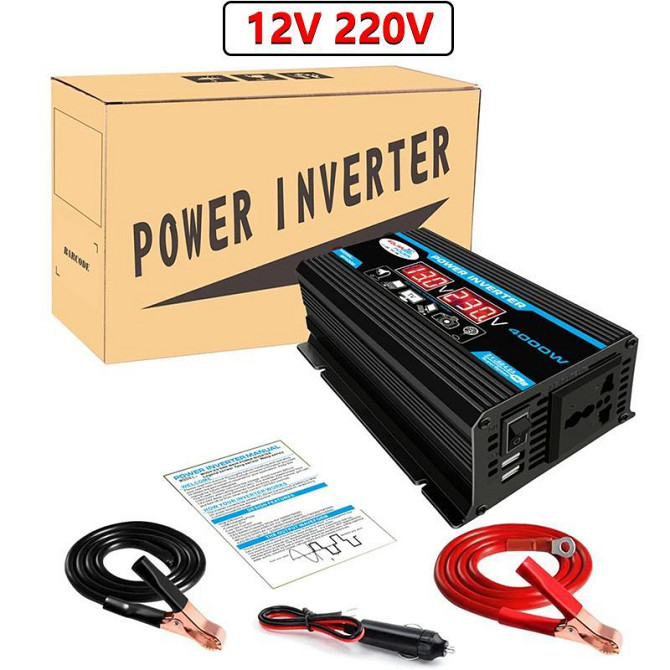 Перетворювач напруги AC-DC M14-2 (104-2) 600 W 220 В 2хUSB Вінниця - фото 7