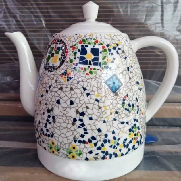 Керамічний електрочайник Domotec MS-7837 1,4 л, 1000 Вт, стильний дизайн, обертання 360 °, зручний у використанні Одеса - фото 2