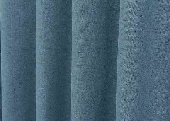 Премиум шторная ткань blackout 100%, двусторонняя, коллекция «ASHEN NIGHT» цвет синий 1852ш Киев