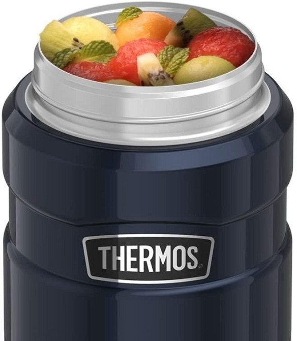 Термос для Їжи з ложкою 0.71 літра Thermos "Stainless King Food Flask" (173052) Midnight Blue Нововолинськ - фото 6