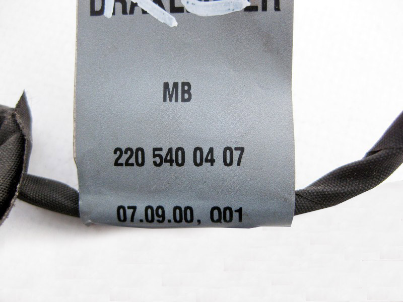 Mercedes-Benz  A2205400407 Джгут електропроводки подушки безпеки задніх дверей S-Class W220 Одеса - фото 3