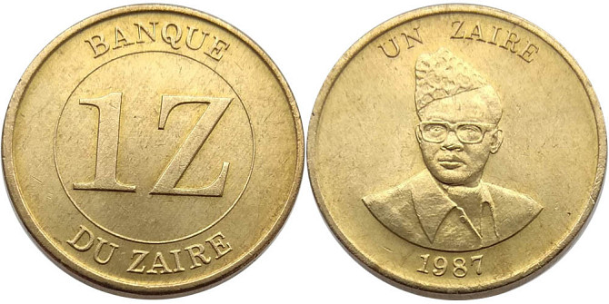 1 заир 1987 Заир Полтава - photo 1