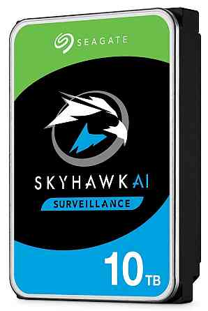 Накопичувач HDD SATA 10.0TB Seagate SkyHawk Al Surveillance 7200rpm 256MB (ST10000VE001) 3.5