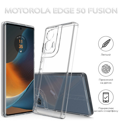 Чохол до мобільного телефона BeCover Motorola Edge 50 Fusion Transparancy (712743) Вінниця - фото 5