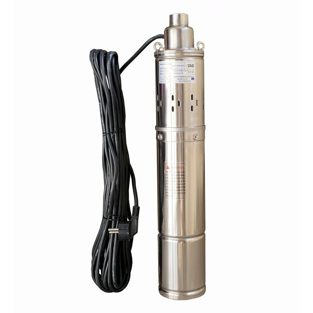 Насос скважинный шнековый VOLKS pumpe 4 QGD 1,8-50-0,5кВт +кабель 15м (000010724) Киев - изображение 1