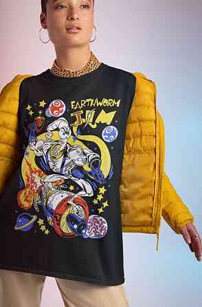 Футболка для мальчика аниме Нев Джиммй Буффетт Тоур оверсайз (рост от 165 до 180 ) Черний AnimeJ0920m Днепр