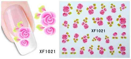 Наклейки для ногтей XF1021 Киев