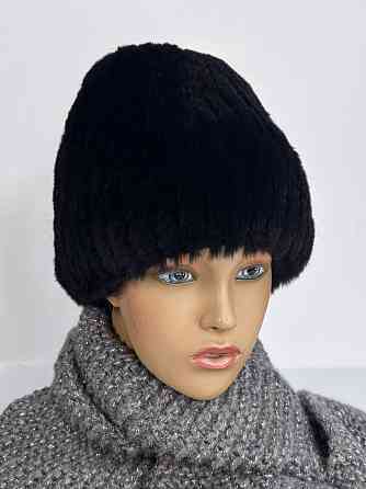 Шапка хутряна жіноча сніп Кароліна Чорний Харків