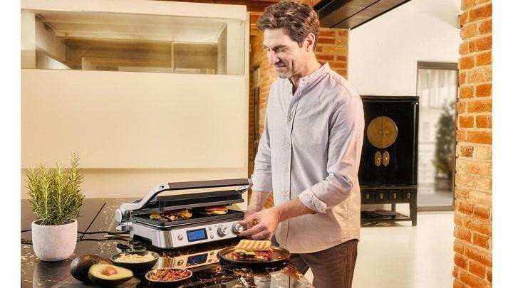 Гриль Braun MultiGrill 9 CG 9040 нержавіюча сталь із чорним Харьков - изображение 12