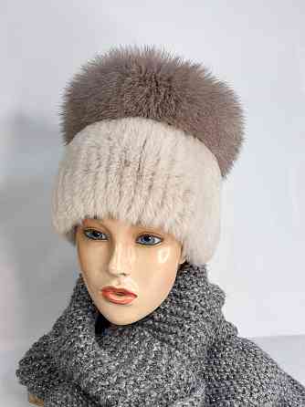 Шапка хутряна жіноча кубанка Венера Графітовий Харків
