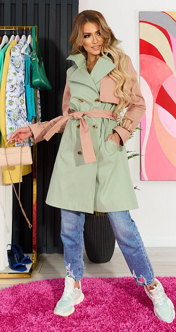 Стильний котоновий тренч (42) Київ - фото 2