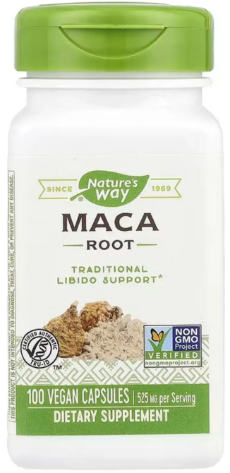 Мака корінь для підтримки лібідо Nature's Way Maca Root 100 капс Київ - фото 1