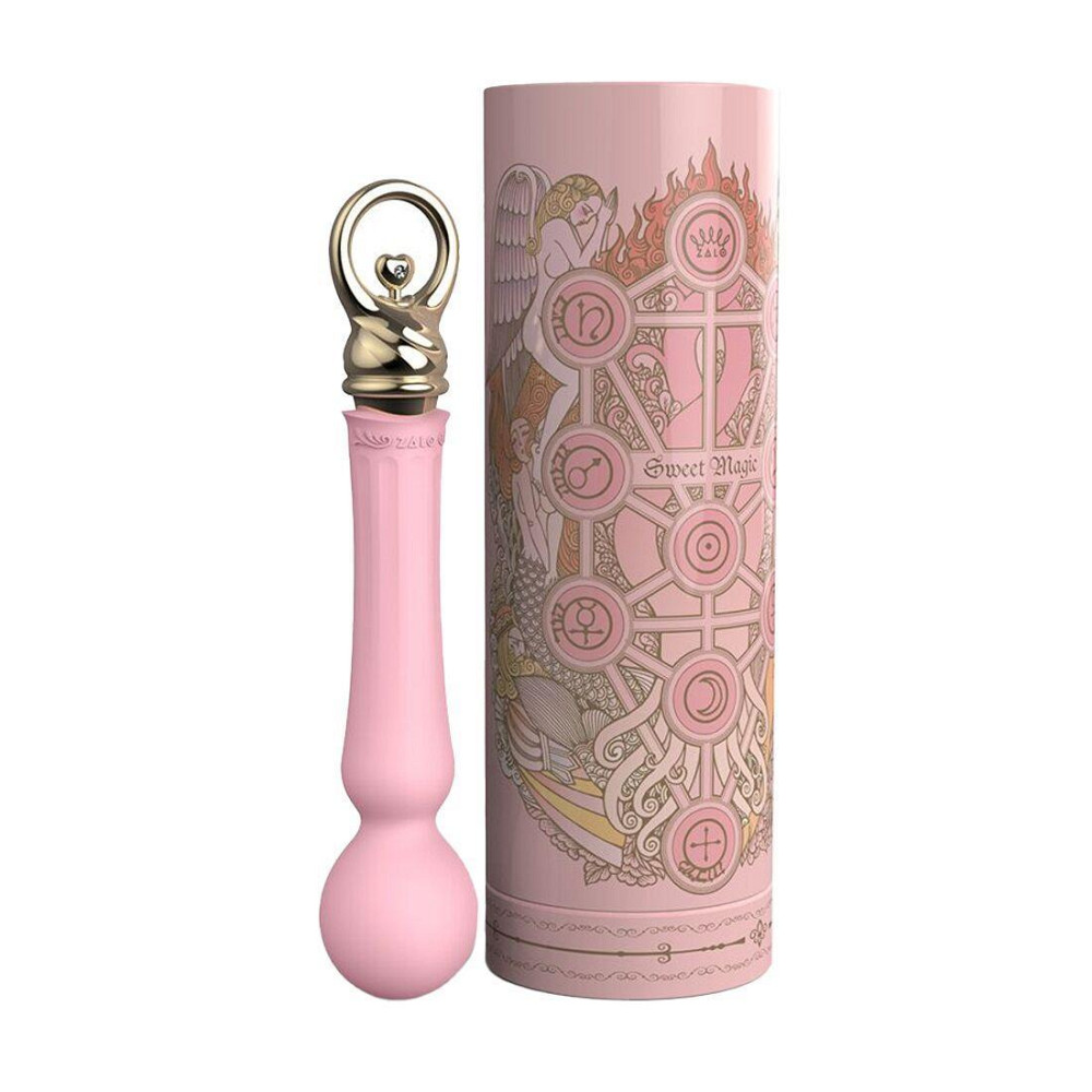 Вибромассажер с подогревом Zalo Sweet Magic - Confidence Wand Fairy Pink Sex Aura Киев - изображение 9