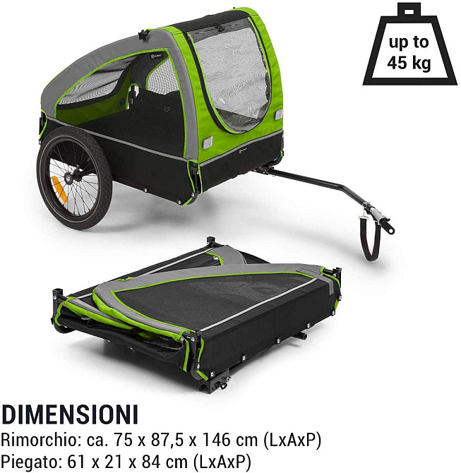 Велопричіп для собак KlarFit Husky (Німеччина) Рівне - фото 3