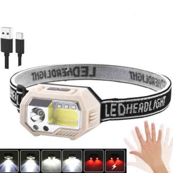 Ліхтарик налобний світлодіодний надпотужний, Led headlamp налобний ліхтар, Ліхтар на лоб потужний HJ-82 Львів