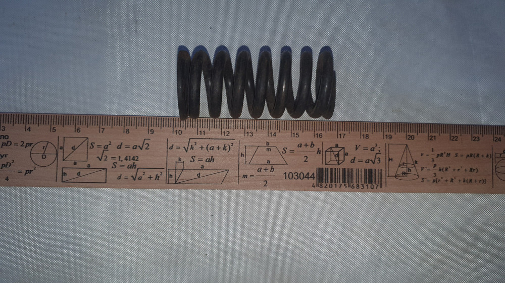 Пружина сжатия 27х59х4 мм. СССР. Харьков - изображение 1