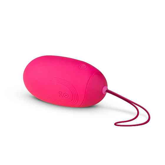 Виброяйцо XL Easytoys, с дистанционным пультом, силиконовое, розовое, 8 х 3.8 см Sex Aura Киев
