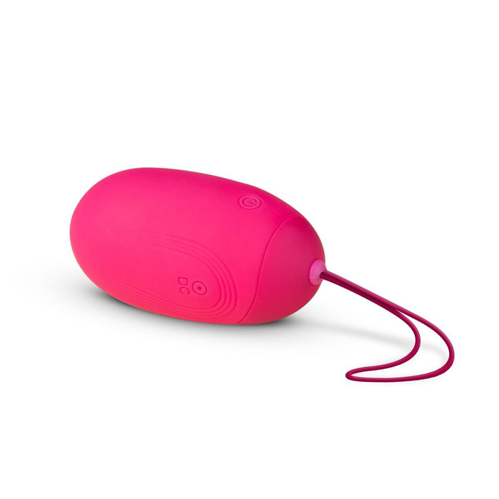 Виброяйцо XL Easytoys, с дистанционным пультом, силиконовое, розовое, 8 х 3.8 см Sex Aura Киев - изображение 3