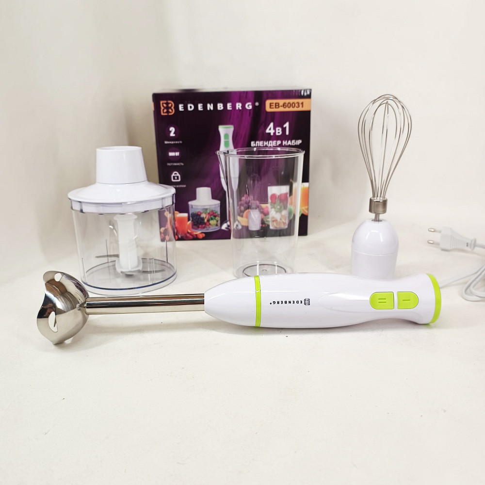 Блендер для детского пюре для дома, Электрический блендер измельчитель Настольный смузи UK-34 Львов - изображение 5