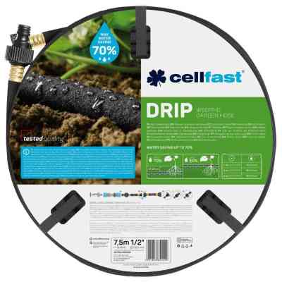 Шланг для поливу Cellfast DRIP для краплинного поливу, 1/2&apos;, 15м (19-002) Вінниця