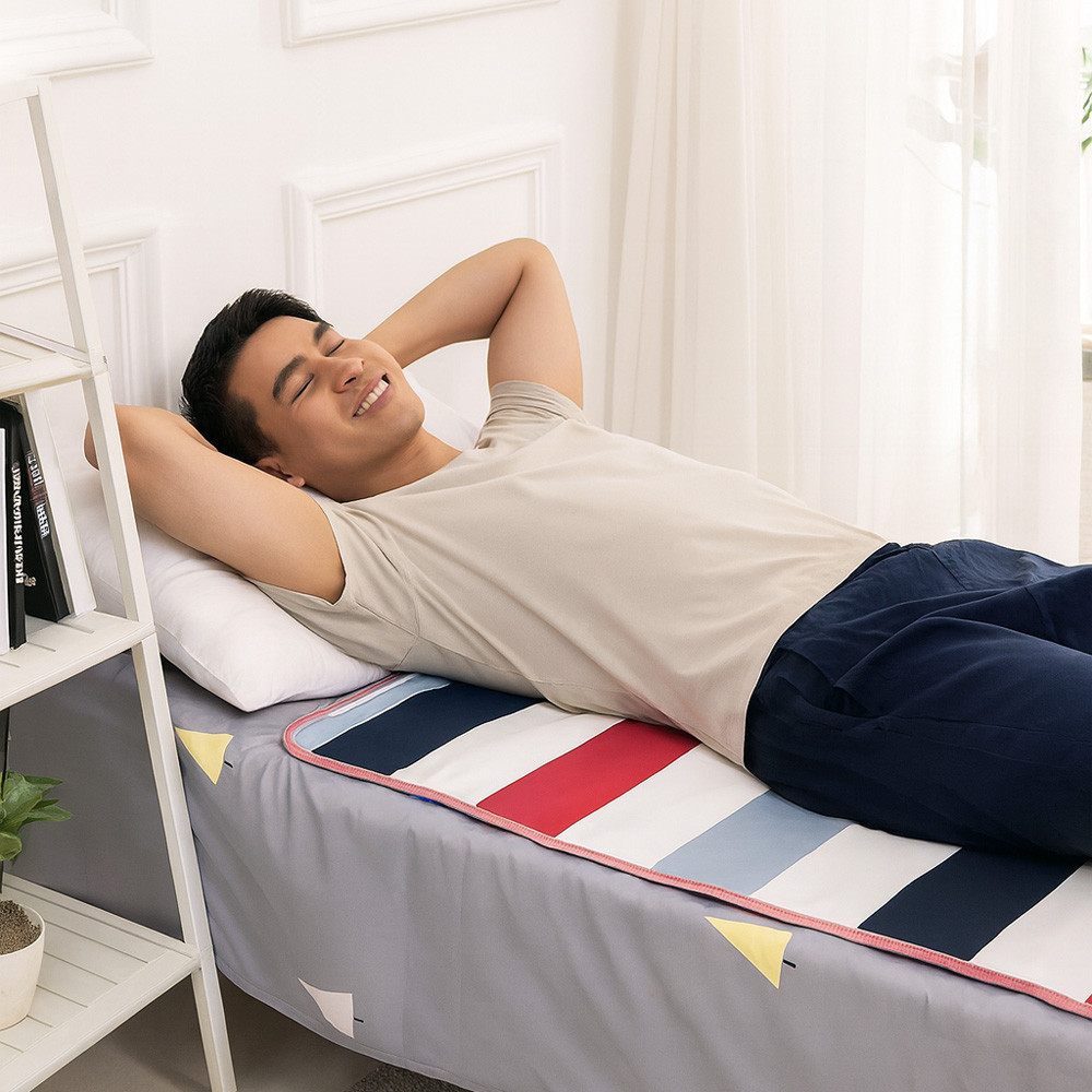 Электрическая простыня от сети, до 55°С (150х80см) Полоса / Электропростыня с подогревом / Термоодеяло Киев - изображение 2