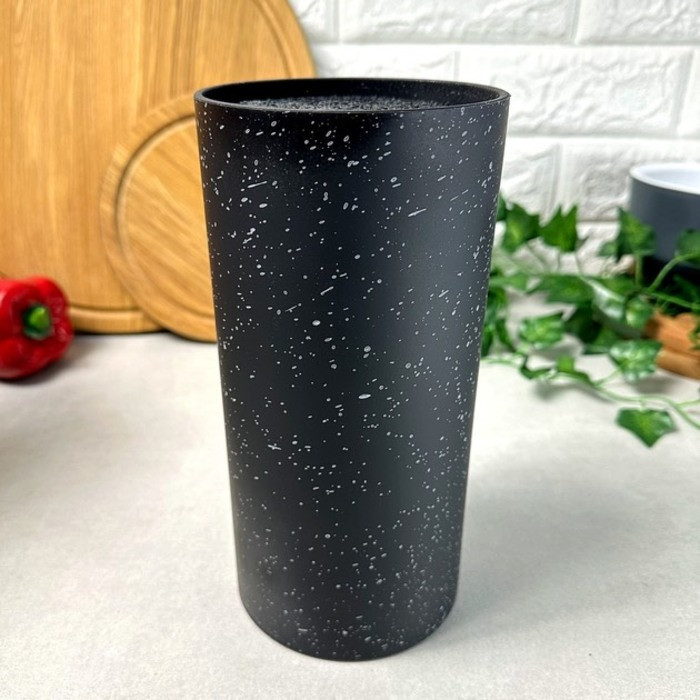 Колодязь для ножів чорний граніт Коло Н 22 см EMPIRE Одеса - фото 1