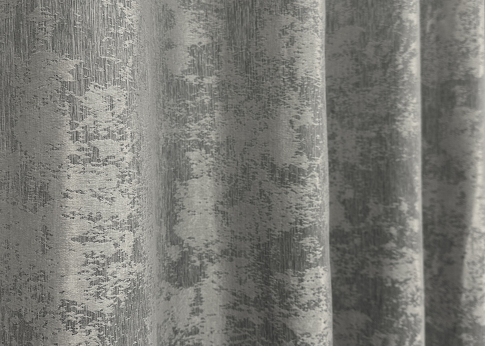 Комплект штор на люверсах VR-Textil Жакард Sultan XO № 1125ш сірий 150х250 см 2 шт (37-0157) Київ - фото 7