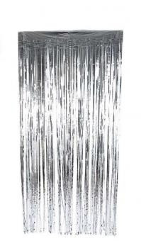 Штора із дощу для фотозони срібляста Київ - фото 1