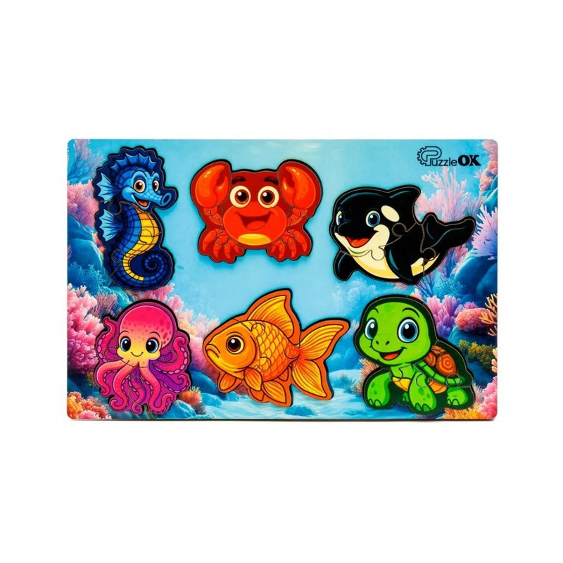 Деревянный пазл-вкладыш 