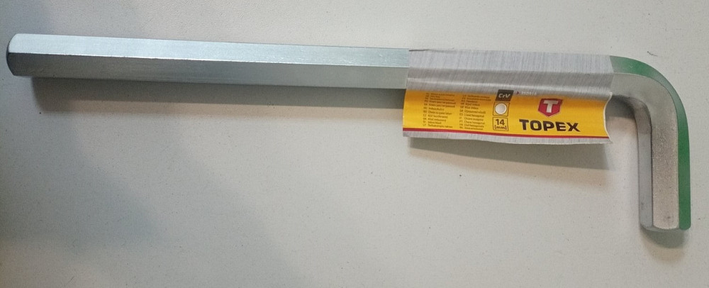Ключ імбусовий "TOPEX" шестигранний Hex  6 мм Киев - изображение 1