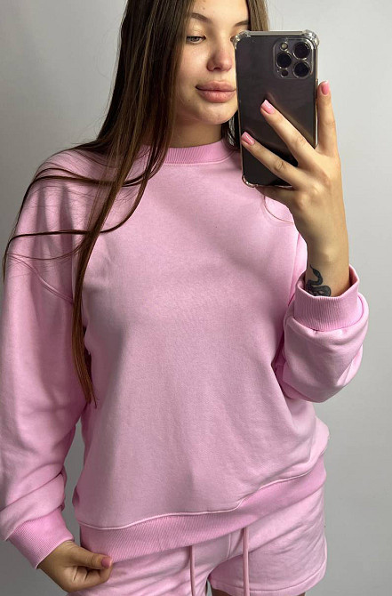 Свитшот женский трикотажный Розовый XS-S Харьков - изображение 2