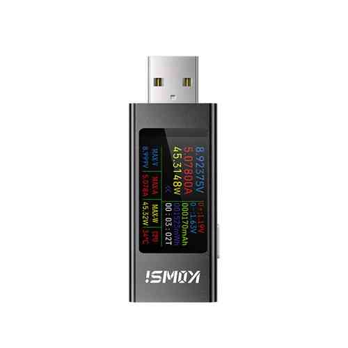 USB тестер KWS-MX23 4–30В 0–8А для вимірювання струму, напруги, потужності та енергії, вольтметр Київ