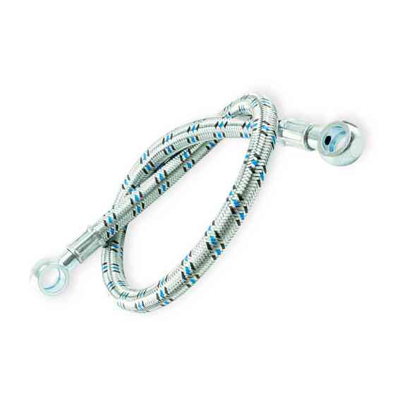 Шланг тиску нержавіючий. обплетення (болт 14) 65см низького Мукачево