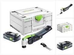 Festool VECTURO OSC 18 E-Basic akumulatorowe narzędzie oscylacyjne V Starlock Max Brushless + 1x Акумулятор 4,0 Ah ładowarka - bez Киев - изображение 1