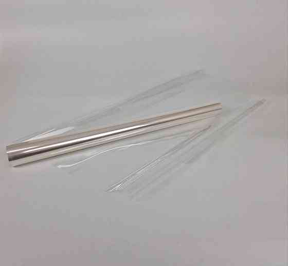 Рулон 1 кг 40 см 30 мкн пропіленової плівки, прозорий для пакування квітів прозорий 485 (1 шт.) Харків