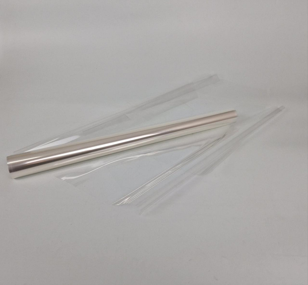 Рулон 1 кг 40 см 30 мкн пропіленової плівки, прозорий для пакування квітів прозорий 485 (1 шт.) Харків - фото 2