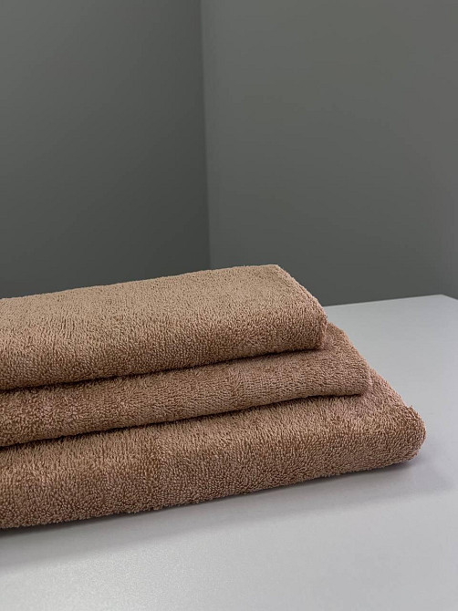 Махровое полотенце Ideal Textile 70х140 см однотонное (56860538) бежевий Черновцы - изображение 6