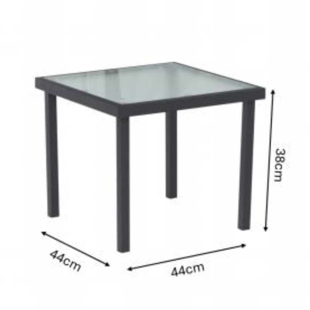 Комплект садових меблів Chomik GARDEN LINE ORLANDO стіл та 2 стільці темно-сірий Киев - изображение 9