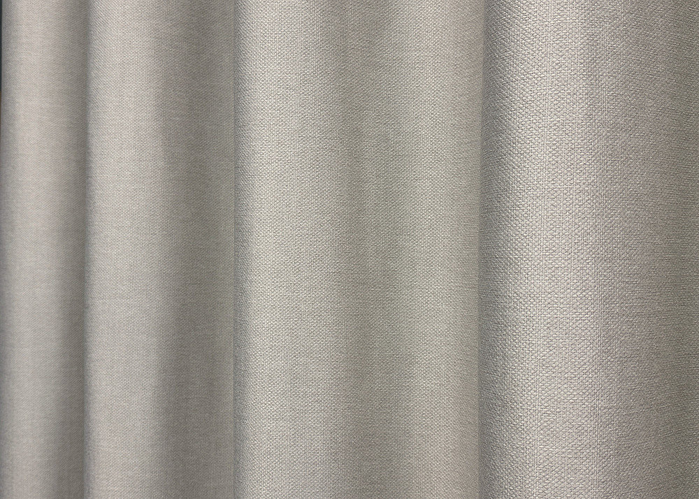 Комплект штор на люверсах VR-Textil Шеніл однотонний № 1698ш Димчасто-білий 150х250 см 2 шт (37-0248) Київ - фото 8