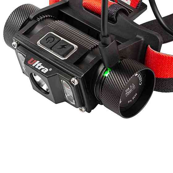 Ultra LED фонарь налобный аккумуляторный 1000Лм Li-ion 21700 4000мАч ULTRA (5390032) Киев