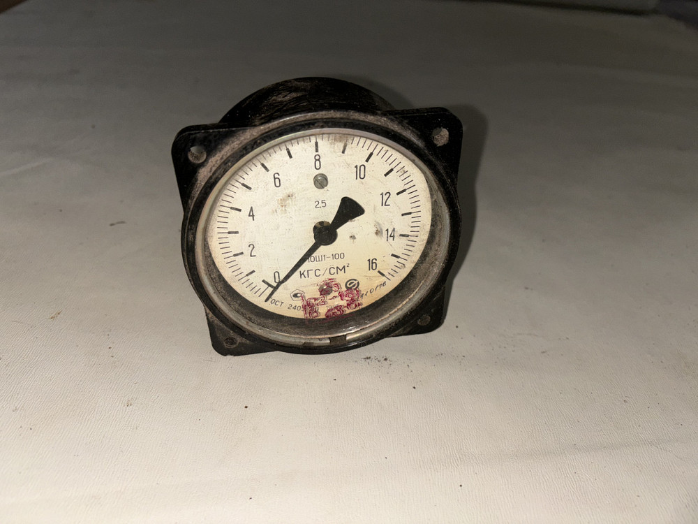 Манометр МОШ1-100 (0-16 кгс/см2). Харьков - изображение 1