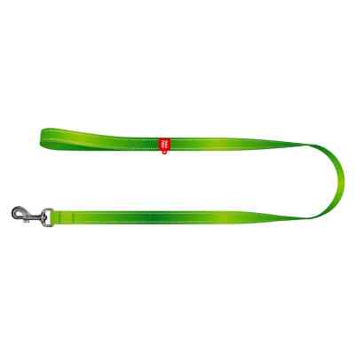 Поводок для собак WAUDOG Nylon Mono светоотражающий, S, Ш 15 мм, Д 200 см, салатовый (46355) Винница