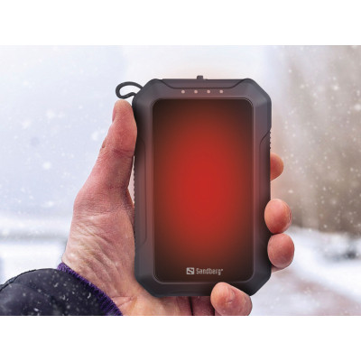 Батарея универсальная Sandberg 10000mAh, Hand Warmer, flashlight 1W, USB-C/USB-A 2A/5V (420-65) Винница - изображение 4