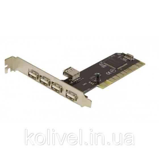 PCI Контролер USB2.0 (4ext. 1int.) NEC, RTL (B00185) Киев