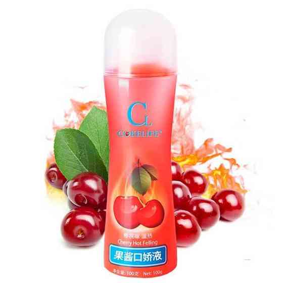 Їстівний лубрикант "CokeLife" 100мл - Вишня - Інтимна змазка Вінниця