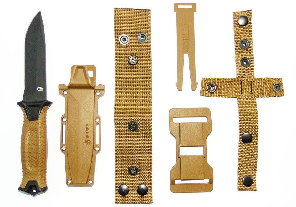 Ніж мисливський Bear Grylls Gerber КОРИЧНЕВИЙ 539-3, 25 см, 11 см Дніпро - фото 4