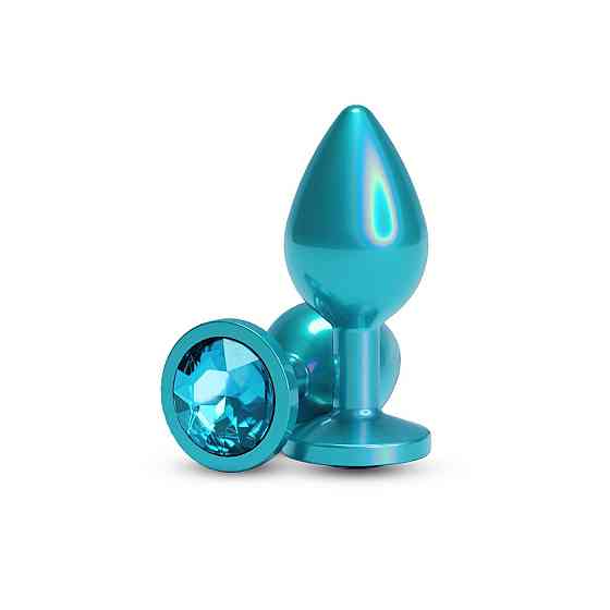 Анальна пробка NS Novelties Rear Assets — Iridescent Teal — Medium — Teal Sex Aura Київ