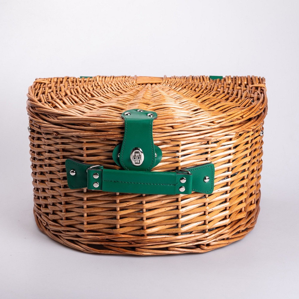 Плетеная корзина для пикника с посудой на 4 персоны Киев - изображение 4